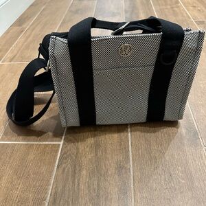 BRAND NEW!! Lululemon Athletica Black and White Shoulder Bag Modern Design